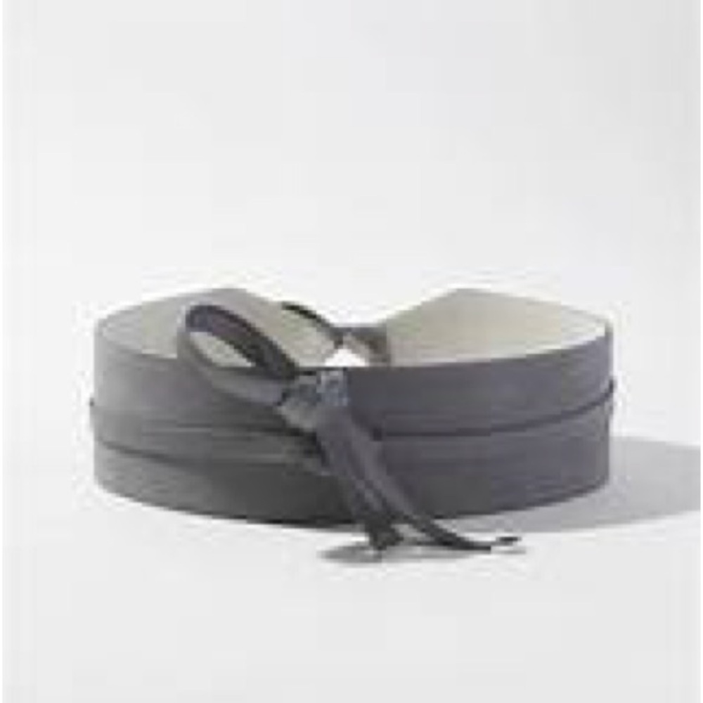 Suede Gray Women's Obi Belt, WHBM, S, Never Worn